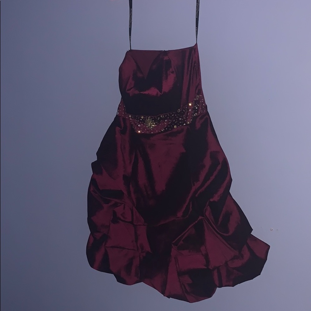 Homecoming dress plum donated all dresses